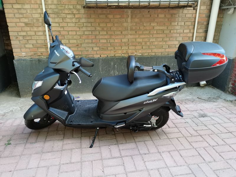 济南铃木ue125,安装折叠靠背,腰突患者的福音