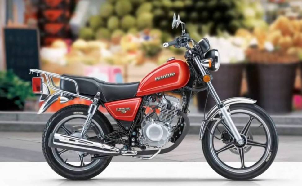 豪爵铃木的一款经典太子车,小排量大作用,摩的佬专用