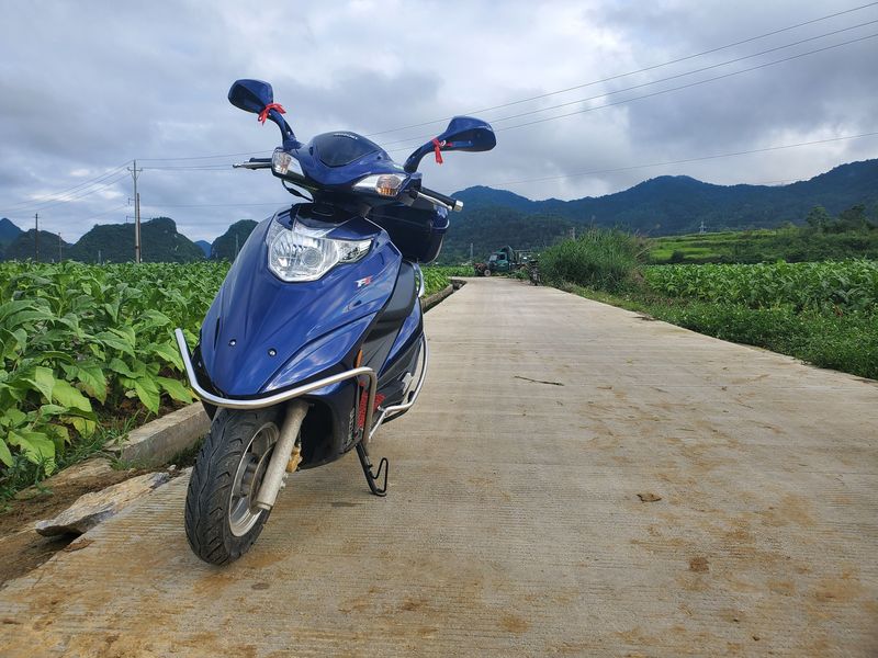 新豪爵红宝um125t-e小跑一圈及油耗