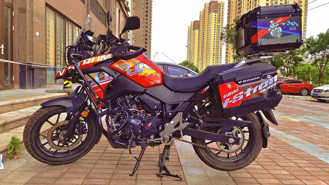 分享几个铃木dl250较实用的改装