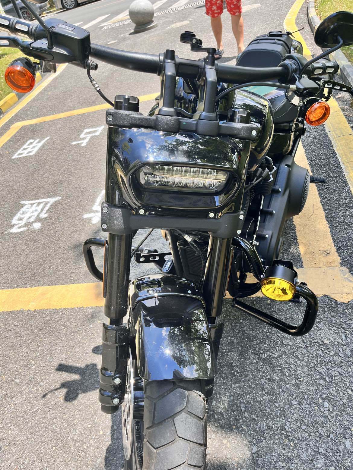 二手摩托车哈雷戴维森 肥霸 fat bob