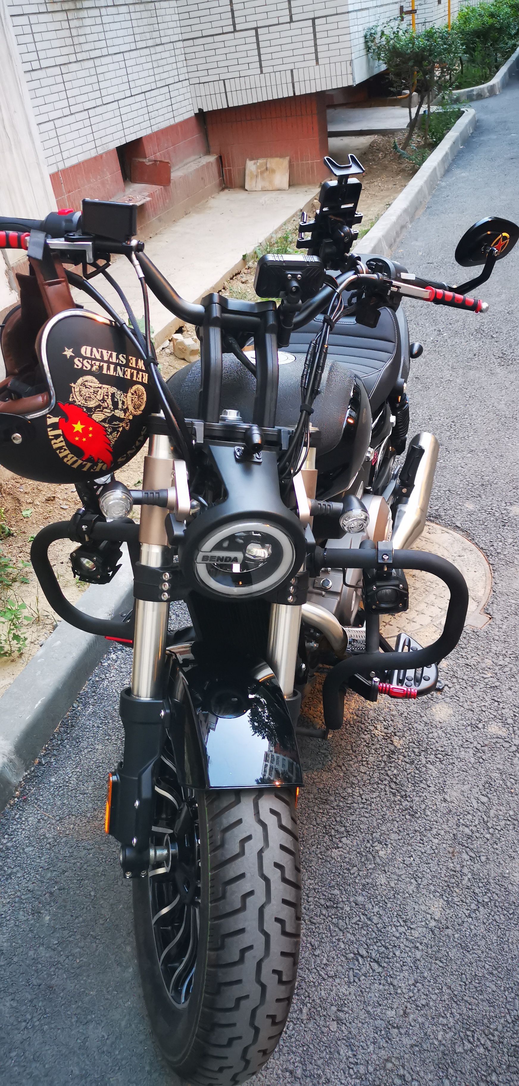 二手摩托车奔达 rock300 灰石