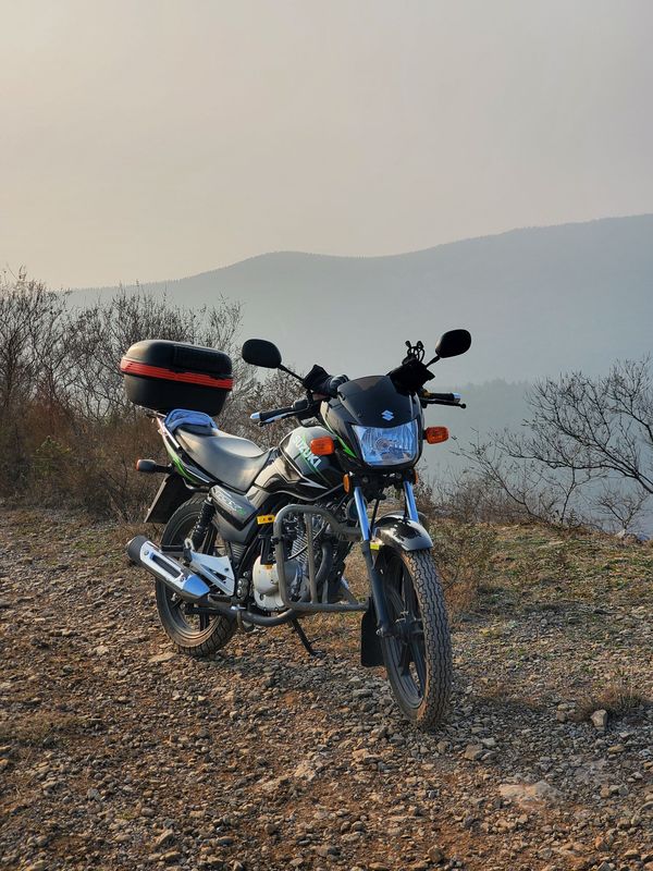 铃木gsx125越野跑山