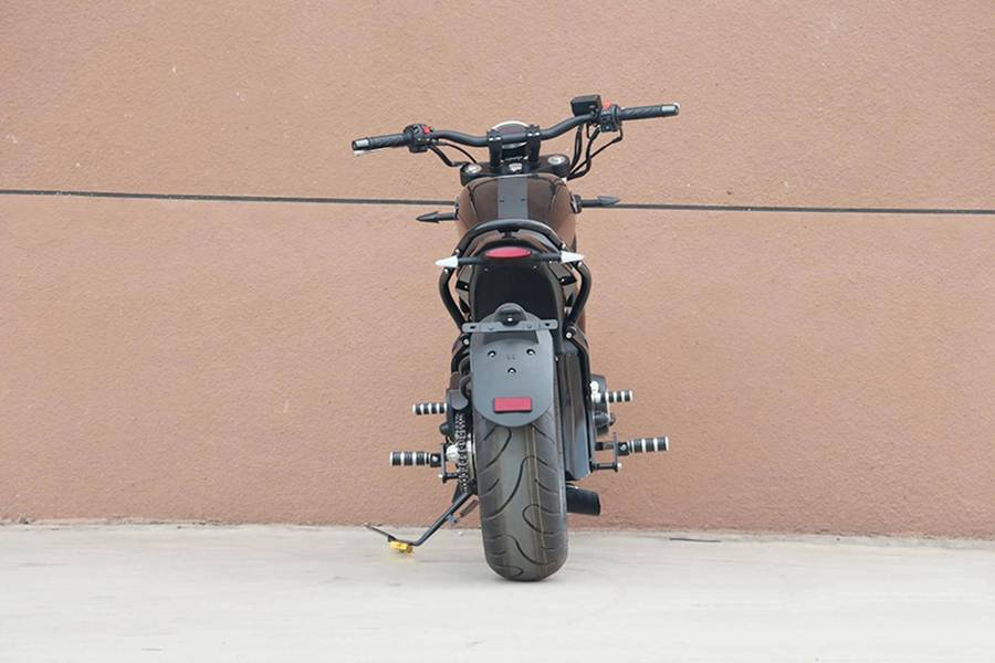 又一款国产哈雷883——新款大地鹰王梦马400,价格下调4000元,单摇臂欧