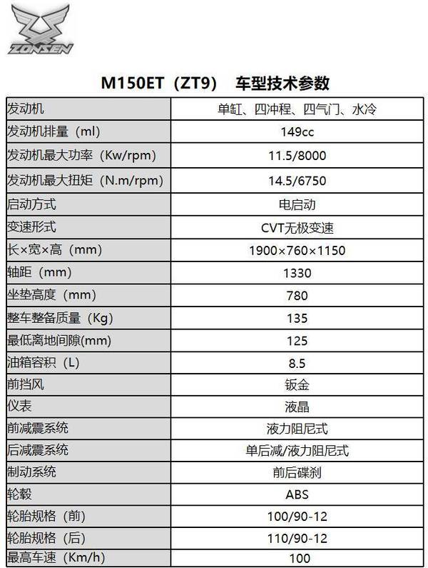 宗申300水冷发动机参数图片