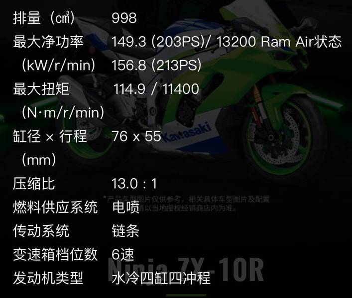 川崎Ninja ZX-10R 40周年纪念版发布，售价259300元