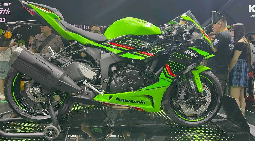 直击北京摩博会】川崎Ninja ZX-6R上市，售价109800元！