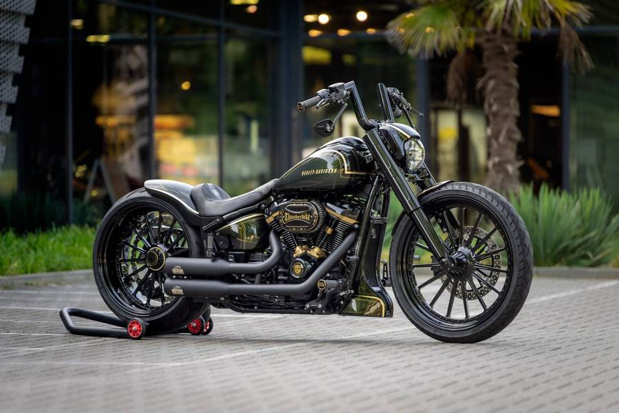 "绿色幻影" 哈雷戴维森breakout改装欣赏