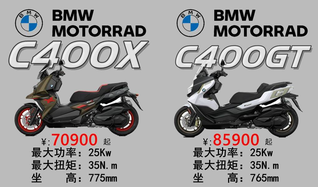 BMW全新C400系列，X与GT两种风格，总有一款适合你,摩托范
