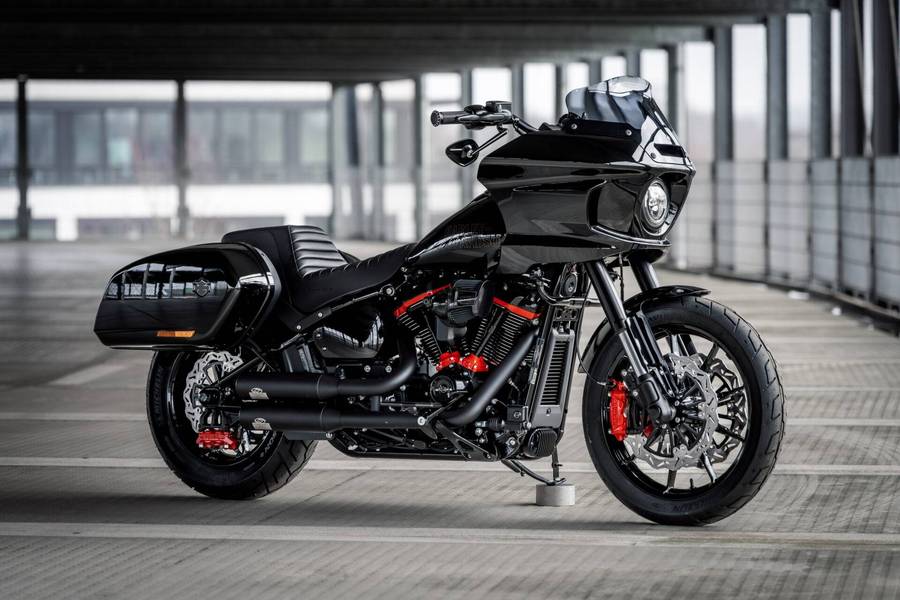 改装 | "黑死神" 哈雷戴维森low rider st欣赏