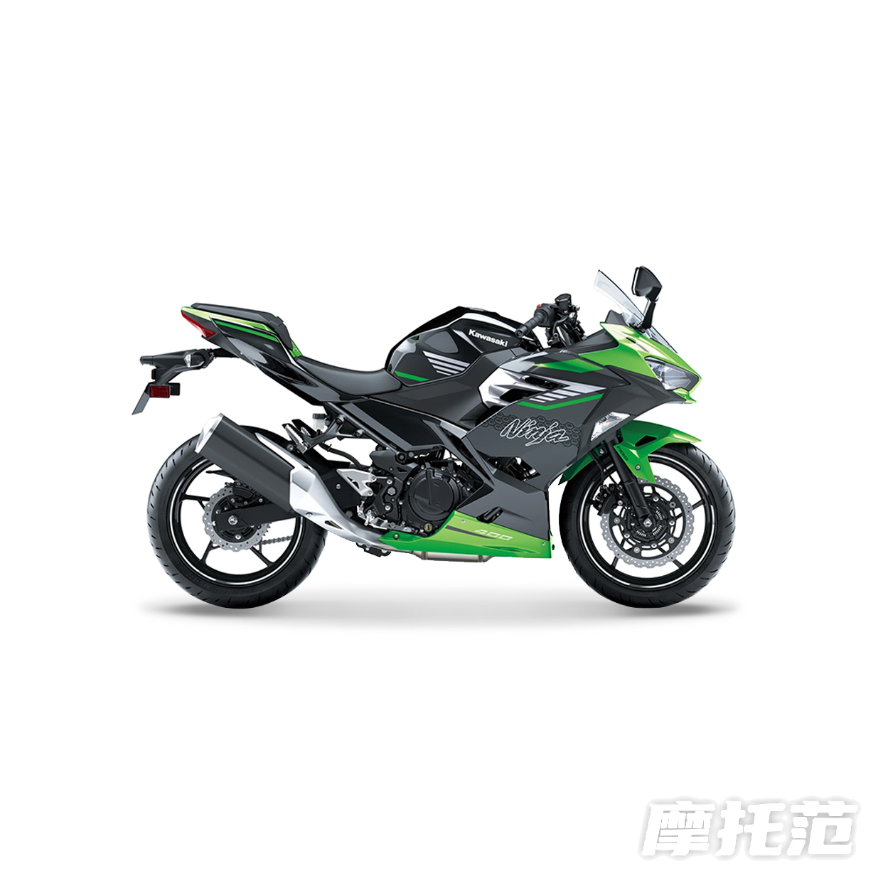  2024款 Ninja 400 哑光深灰